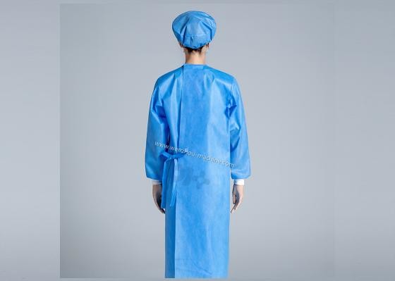 Cheap Automatic Non Woven Medical Disposable Isolation Protective Clothing SMS Water Proof Surgical Gown MACHINE for sale