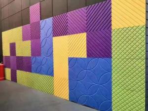 Cheap 3D 9mm Wall Hanging Sound Dampening Acoustic Wall Panels Plate for sale