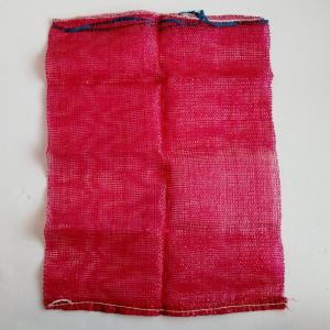 Cheap Flexible Red Heavy Duty Mesh Bag , 100% Virgin PP Mesh Packing Bags for sale