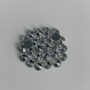 China Round Glass Crystal Rhinestones , Small Rhinestones Wear Resistance on sale