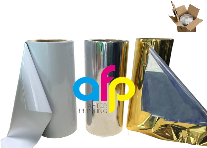 Cheap Various Color Metalized Polyester Film For Lamination 180 - 1300mm Roll Width for sale