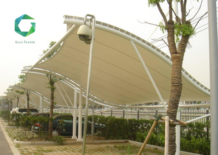 China FR PVC Coated Polyester Fabric 900gsm , Tension Architecture PVC Membrane Structure on sale