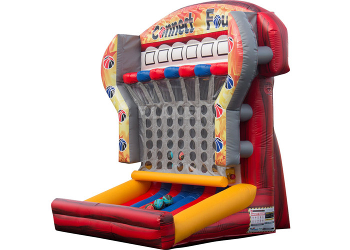 Buy cheap Giant Party Rental Inflatable Connect 4 Basketball Game Target Shooting from wholesalers