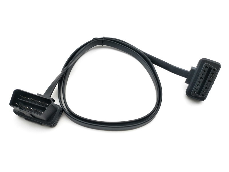 Cheap Extension Obd2 Scanner Cable / Obd Adapter Cable Flat Ribbon Shape for sale