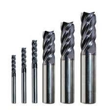 Cheap HRC45 2 Flute Flat Solid Carbide End Mills Roughing ZOLLER for sale
