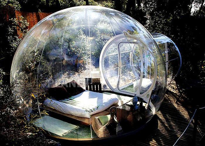 Cheap Customized Inflatable Bubble Tent , Transparent Bubble Rooms 2 Years Warranty for sale