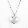 Buy cheap Engraved 925 Silver CZ Pendant 4.9g Plain Silver Heart Pendant from wholesalers