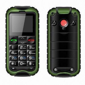 Cheap Water-resistant Senior Phone, Elderly Use, Camera, LED Torch/SOS/Large Buttons/Fonts, 1.8&quot; Screen for sale