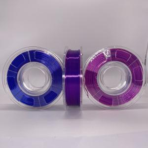Cheap silk tricolor filament, triple color filament,3 colors,pla filament for sale
