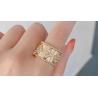 Buy cheap Custom Van Cleef & Arpels Perlée Clovers Ring Small Model 18K White Gold Diamond from wholesalers