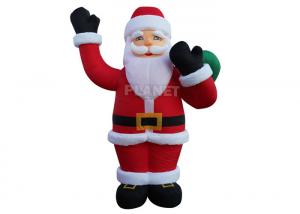 Cheap Custom Advertising Christmas Inflatable Santa Inflatable Santa Claus For Holiday Celebrate for sale