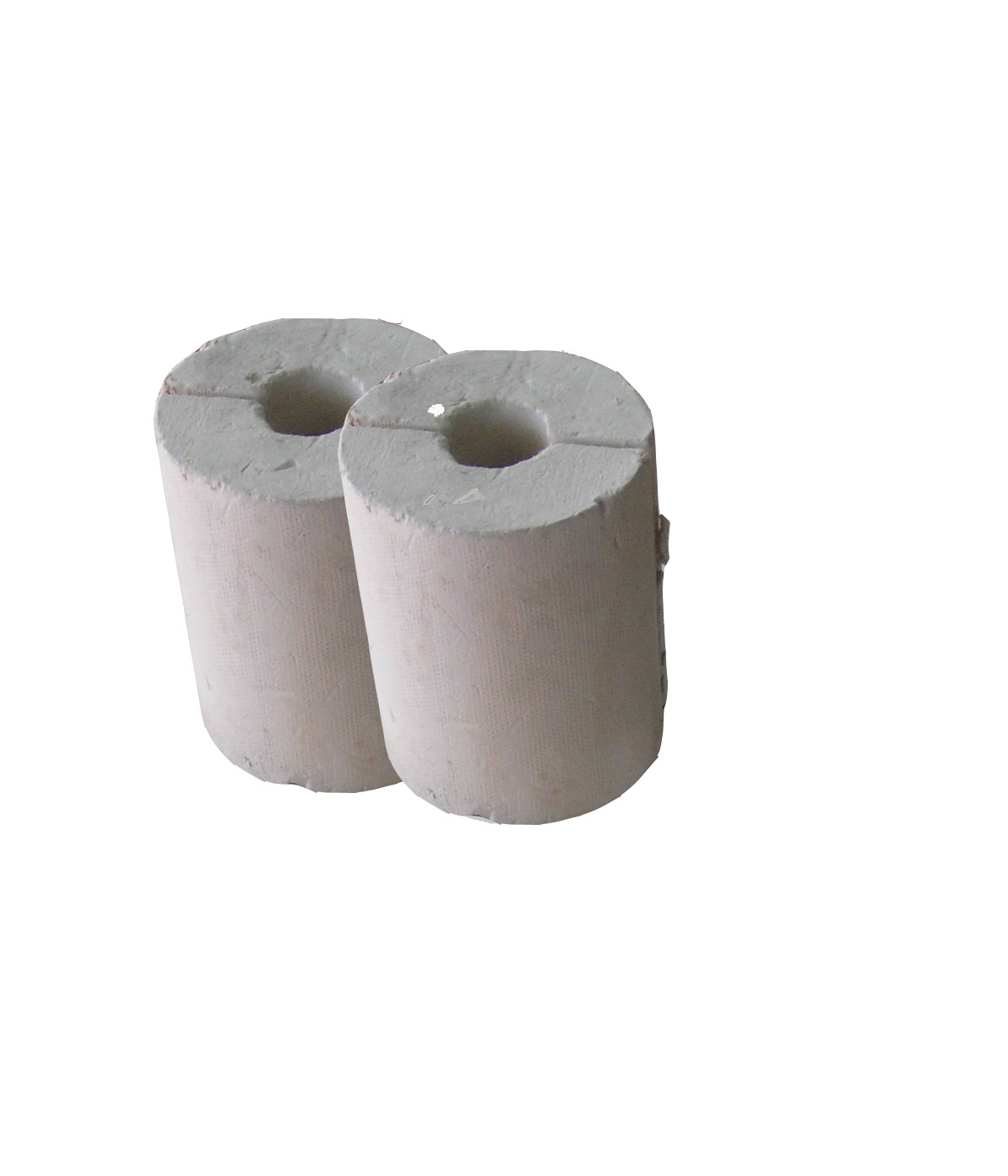 Cheap 650 °C White Calcium Silicate Pipe Covering Insulation Material 600mm Length for sale