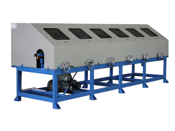 Cheap Six groups tube polishing machine Various polishing the outer surface of the pipe for sale