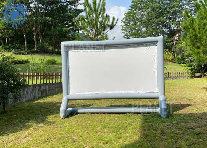 Cheap Sealed Outdoor Backyard Inflatable Projection Movie Screen Inflatable Film Screen for sale