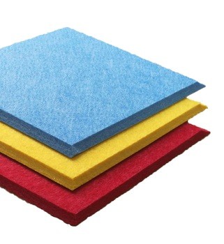 Buy cheap 15mm High Density Sustainable Fibreglass Acoustic Barrier Panels Dust Prevention from wholesalers