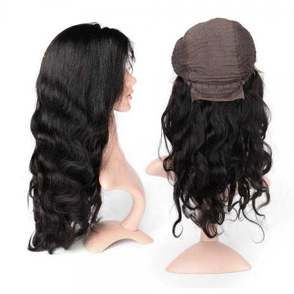 Quality Body Wave Swiss Human Hair Lace Front Wigs No Shedding No Tangle wholesale