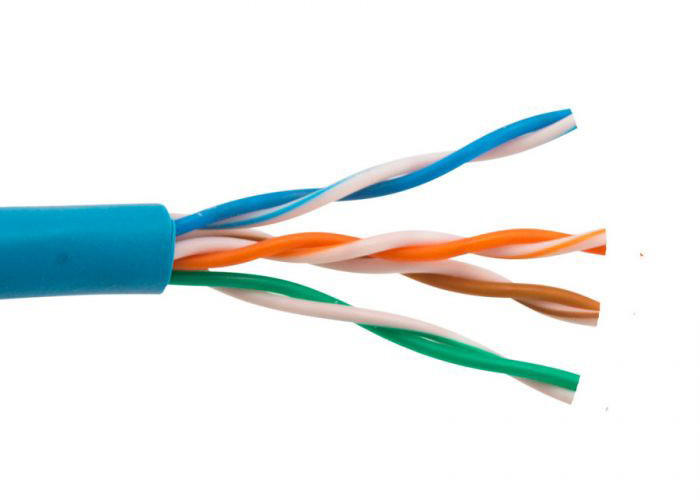 Cheap 1000ft 305 Meters Category 5e Ethernet Cable , IEC11801 Ethernet Patch Cable for sale