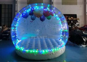 Cheap 3 Meter Dia Inflatable Snow Globe Photo Booth With Blowing for sale
