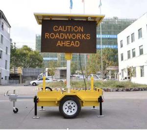 Cheap 9000 nits P20 Mobile Led Screen Trailer Vehicle Message Sign For Traffic Service for sale