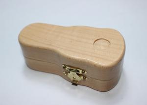Cheap Cover Lid Small Wooden Gift Boxes , Custom Built Wooden Boxes Special Nature Color for sale