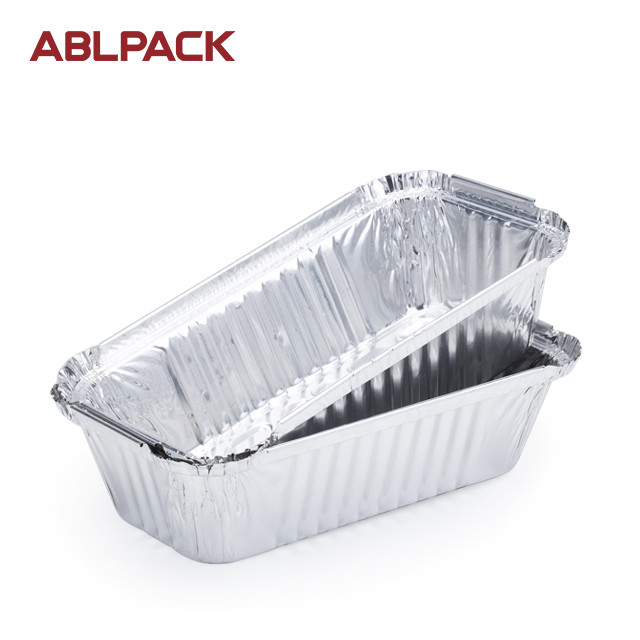 Cheap Regular Wrinkle Silver Disposable Aluminum Foil Food Container for sale