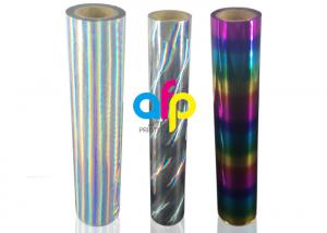 Cheap Strong Adhesion Laser Holographic Rainbow Hot Stamping Foil For the Fabrics for sale