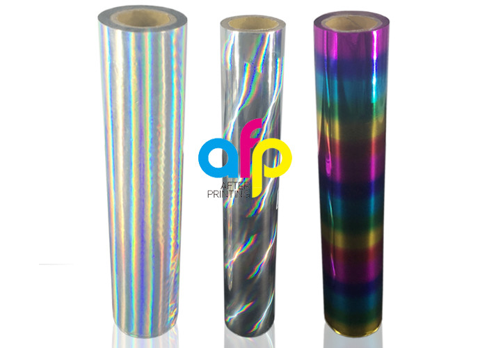 Buy cheap Strong Adhesion Laser Holographic Rainbow Hot Stamping Foil For the Fabrics from wholesalers