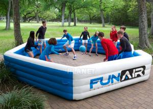 Cheap Funny Portable Interactive Inflatable Gaga Ball Pit / Inflatable Gaga Ball Court For Kids Outdoor Games for sale
