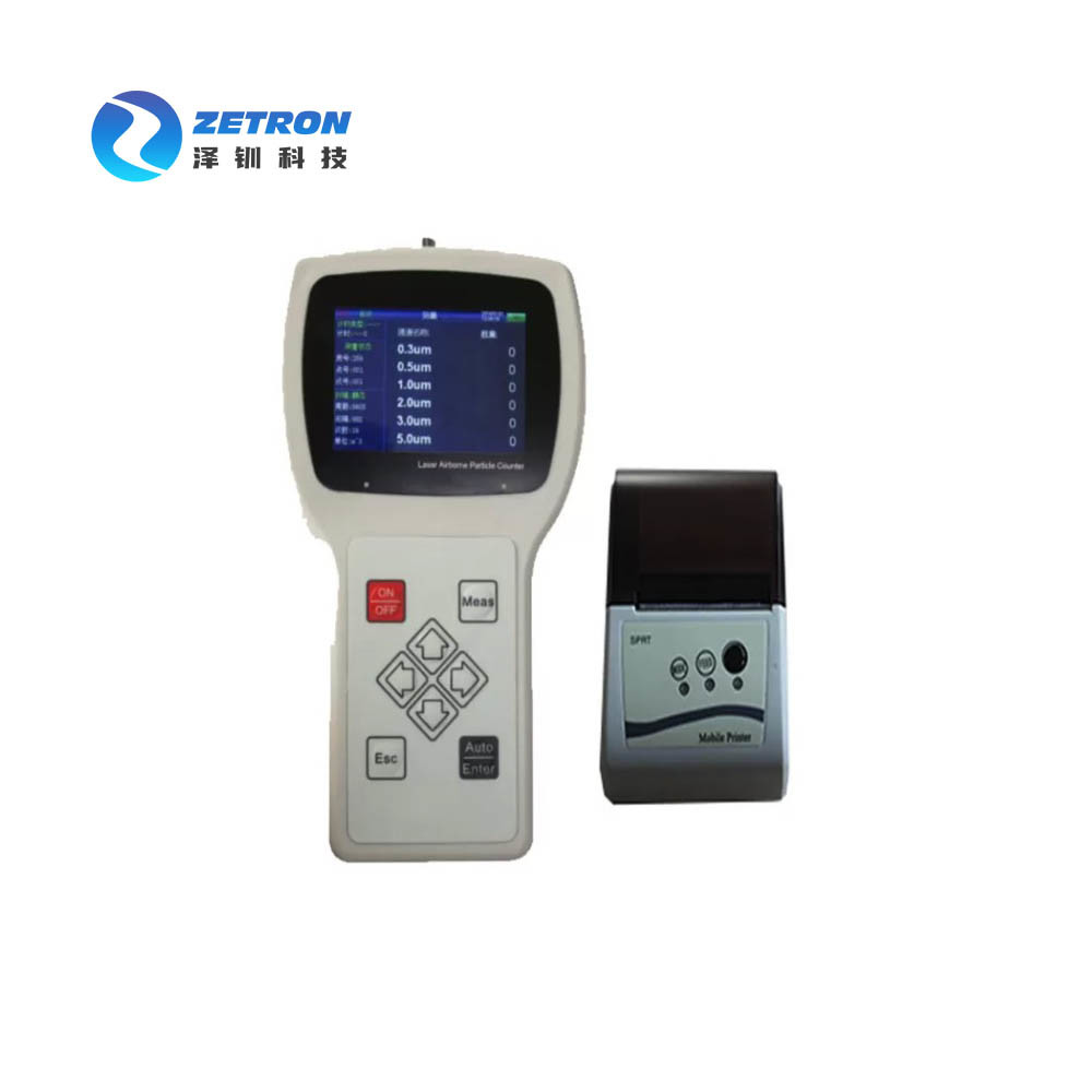 China 6 Channel Airborne Particle Counter Lightweight Air Dust Meter on sale