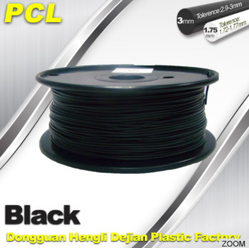 Cheap RHOS Black Flexible 3D Printer Filament / 3d Printing Materials for sale