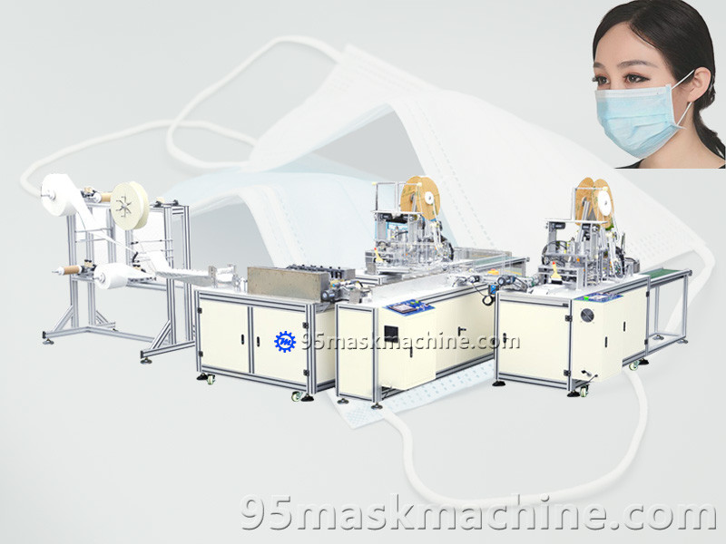 Cheap Automatic Face Mask Production line, medical face mask making machine for sale