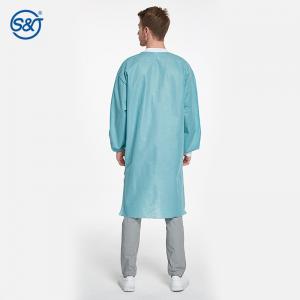 OEM Disposable Lab Coats SMS PP Nonwoven Men Women Lab Coat Custom Color