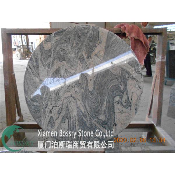 China pink juparana fantastico granite counter prefeb flat edges