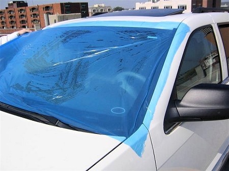 Polyethylene 24'' 3mil Auto Crash Wrap For Vehicles Wreck A Wrap Salvage Car Warpping