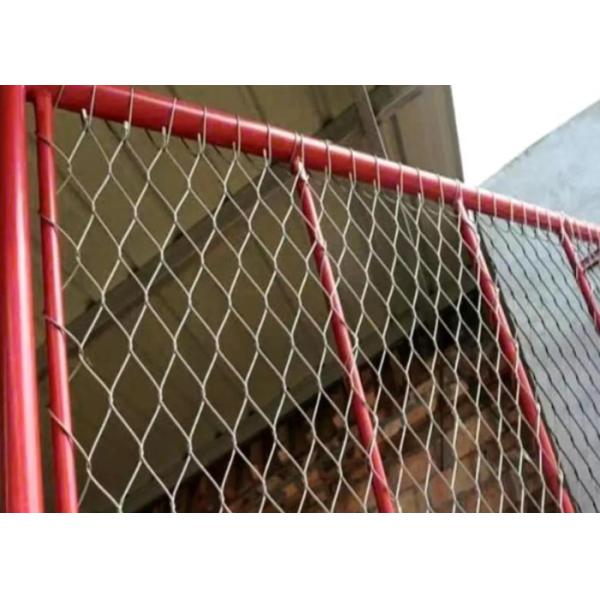 Light Weight 1.5mm Balustrade Wire Mesh 316SS Wire Rope Netting