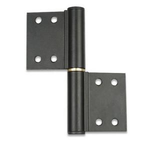 China Aluminum Black Door Hinges , 4 Inch door flag hinge Thickness 2.7-4.5mm on sale