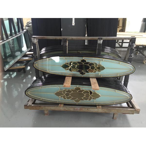 cheap price stained glass penel for wooden doors exported to Malaysia