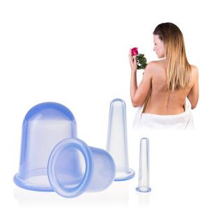 Cheap 12pcs Vacuum Massage Facial Cupping Cup Food Grade Silicone Skin Gym Facial Cupping for sale