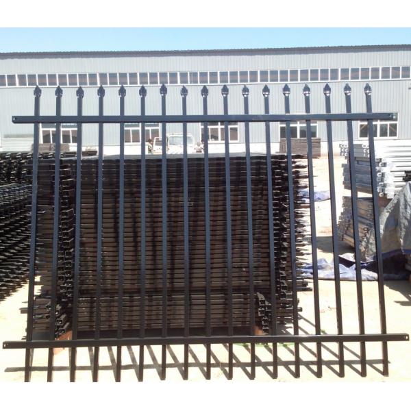 Top Industrial Garrison Steel Iron Fence 2400mm (H) x 2100mm (W)