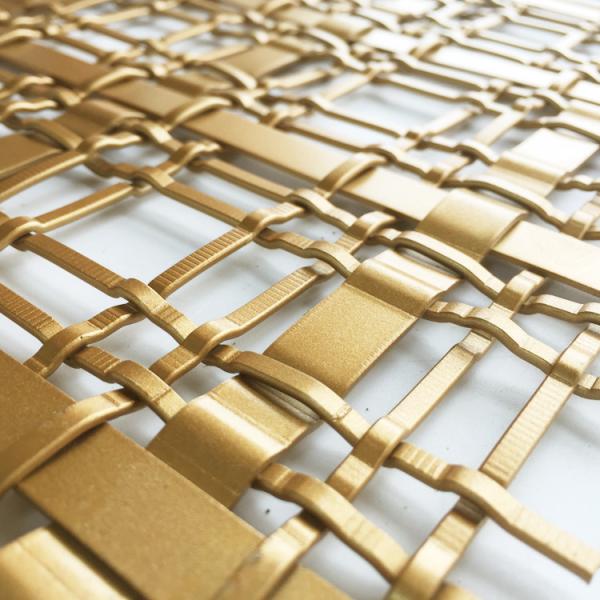 PVD Surface Architecture Metal Mesh Customized Corrosion Resistant