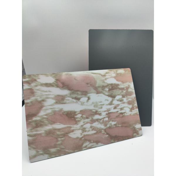 Exterior ACP Plastic Sheet 0.3mm Aluminium Layer Thickness Cladding Type