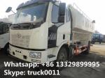 hot sale FAW LHD 180hp 20m3 poultry feed pellet truck, factory direct sale FAW