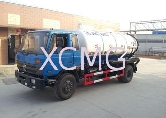 Highly Resistant 5 Ton Special Purpose Vehicles , Vaccum Septic Pump Truck For Noncorrosive Mucus Liquid