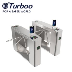 China Durable Tripod Electronic Turnstile Gates LED Light Arm Barrier Gate System on sale