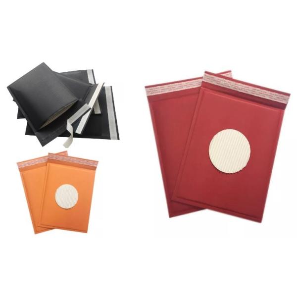 100% Recycled Custom Printing Kraft Bubble Envelopes / Honeycomb Paper Corrugated Padded Bag