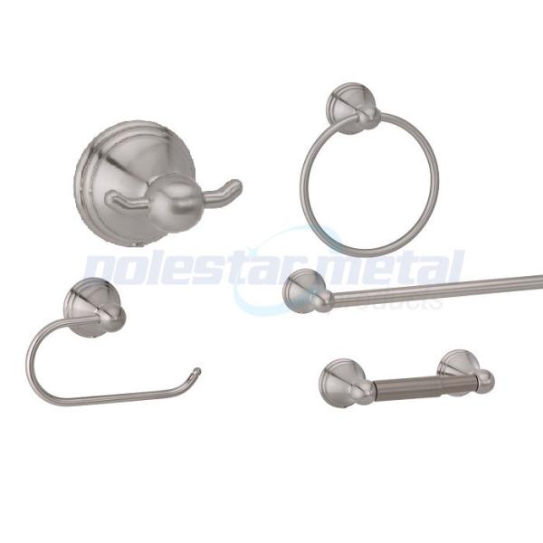 Bathroom Hardware Collections 5 Pcs Satin Nickel Zamak 32500 Series Value Pack