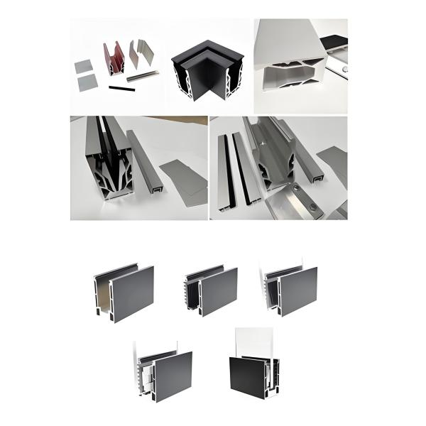 Tempered Safety Glass Aluminum Fence Panels With Anti-Rust Frame