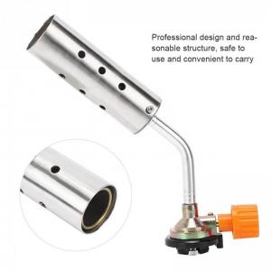 China Kitchen Portable 1300C Gas Heating Torch Flame Gun Stainless Steel on sale