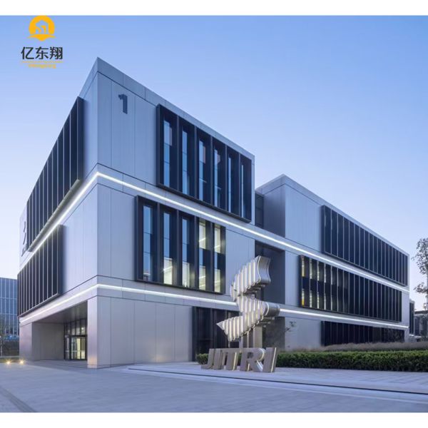 High-Quality Q355 Q235 Steel Frame Building with 40-50 Years Lifespan and Multi-Span Design