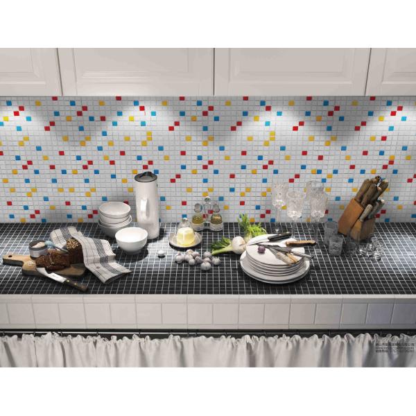 Porcelain Mosaic Tiles 300x300mm Glossy Inkjet for Swimming Pools